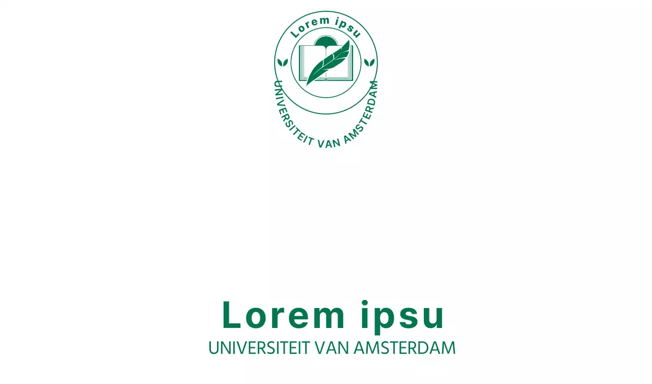 Schoolontwerp met een illustratie van het iconische logo van de school