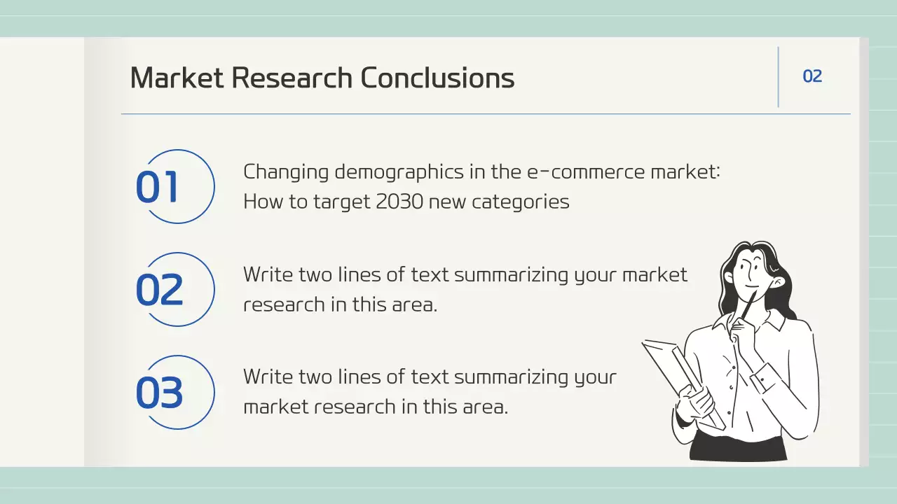 파랑의 심플한 책 형태의 보고서