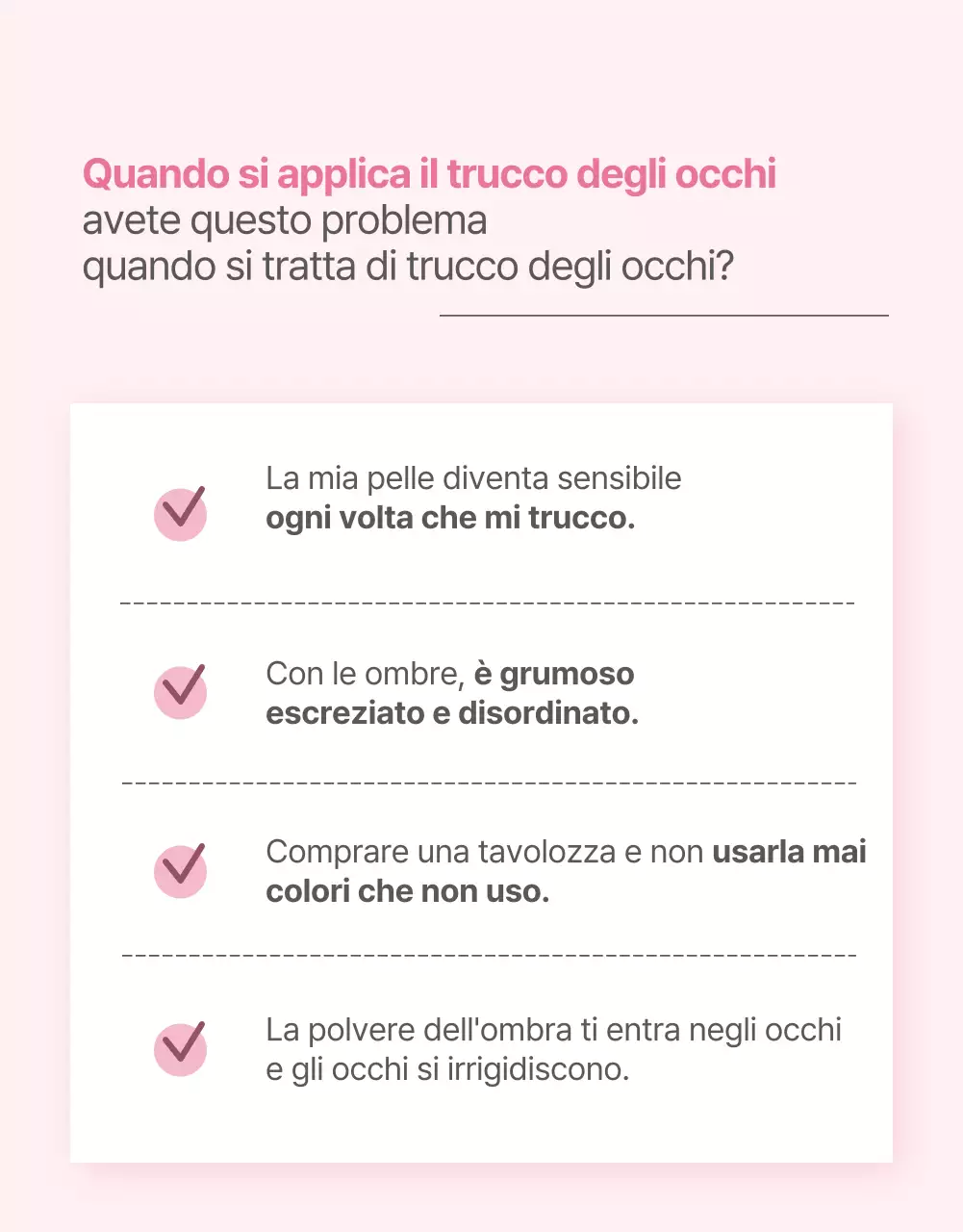Promuovere i cosmetici nelle moderne tonalità del rosa