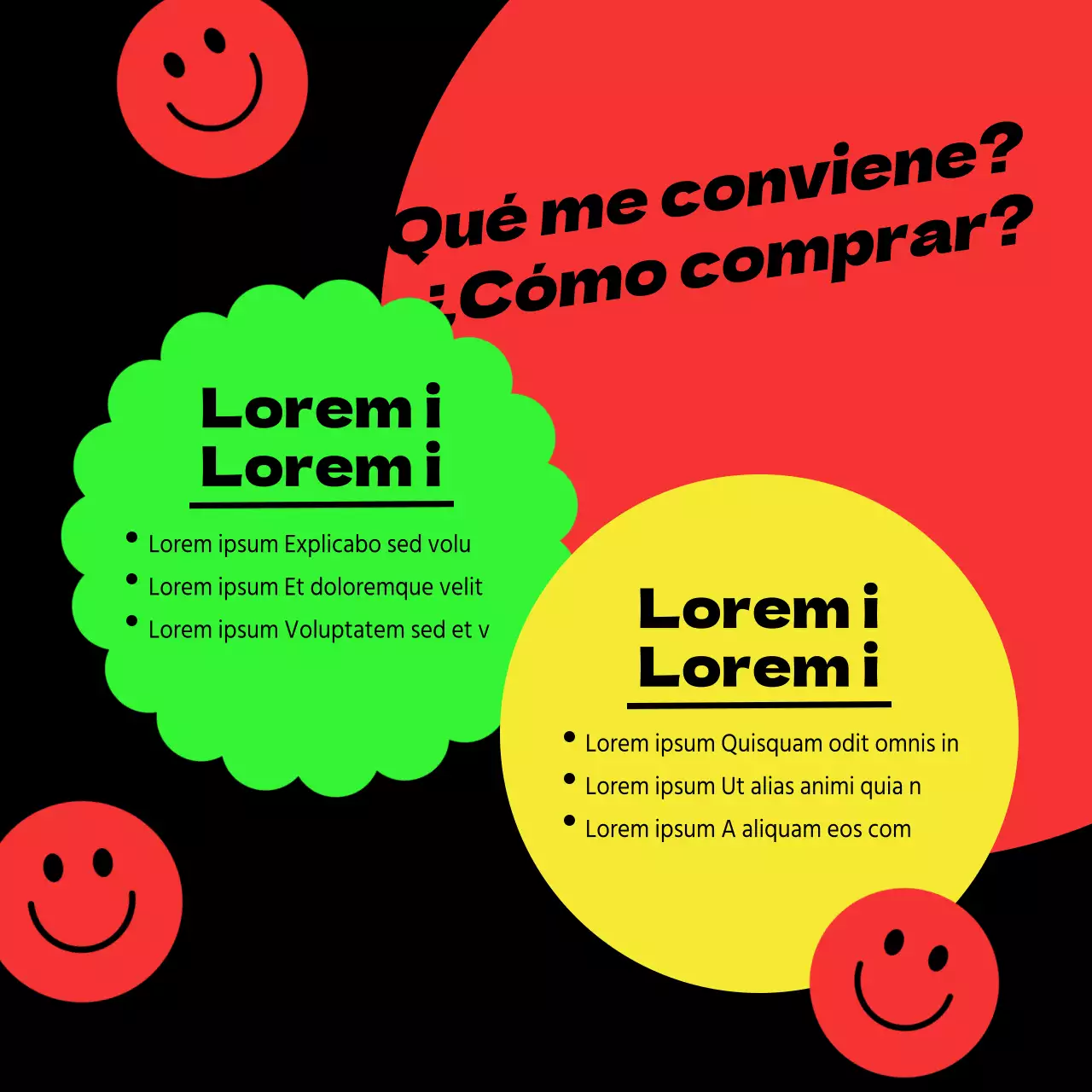 Anuncios de moda del Black Friday sobre fondo negro