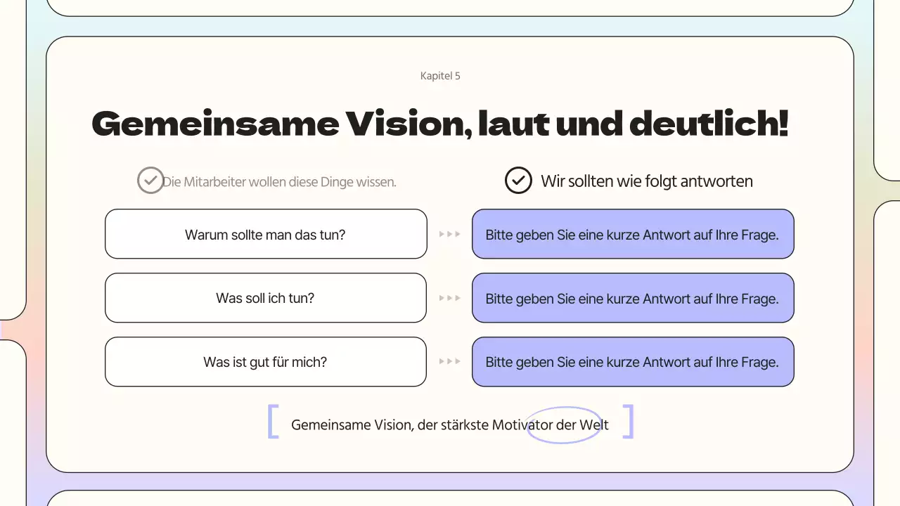 Eine einfache, regenbogenfarbene Lektion in Sachen Motivation