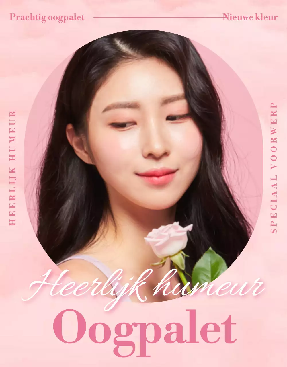 Promoot cosmetica in moderne roze tinten