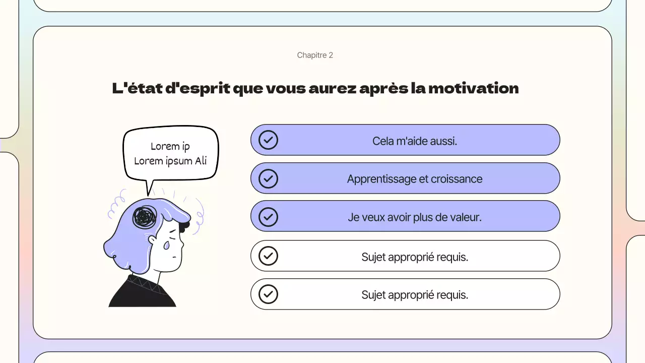 Une leçon simple de motivation organisationnelle aux couleurs de l'arc-en-ciel