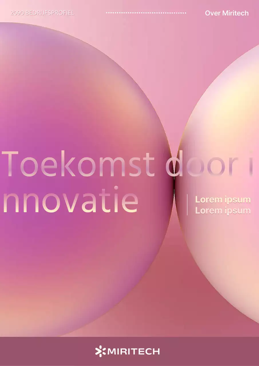 Stijlvolle bedrijfsposter voor sollicitatiebrief in roze