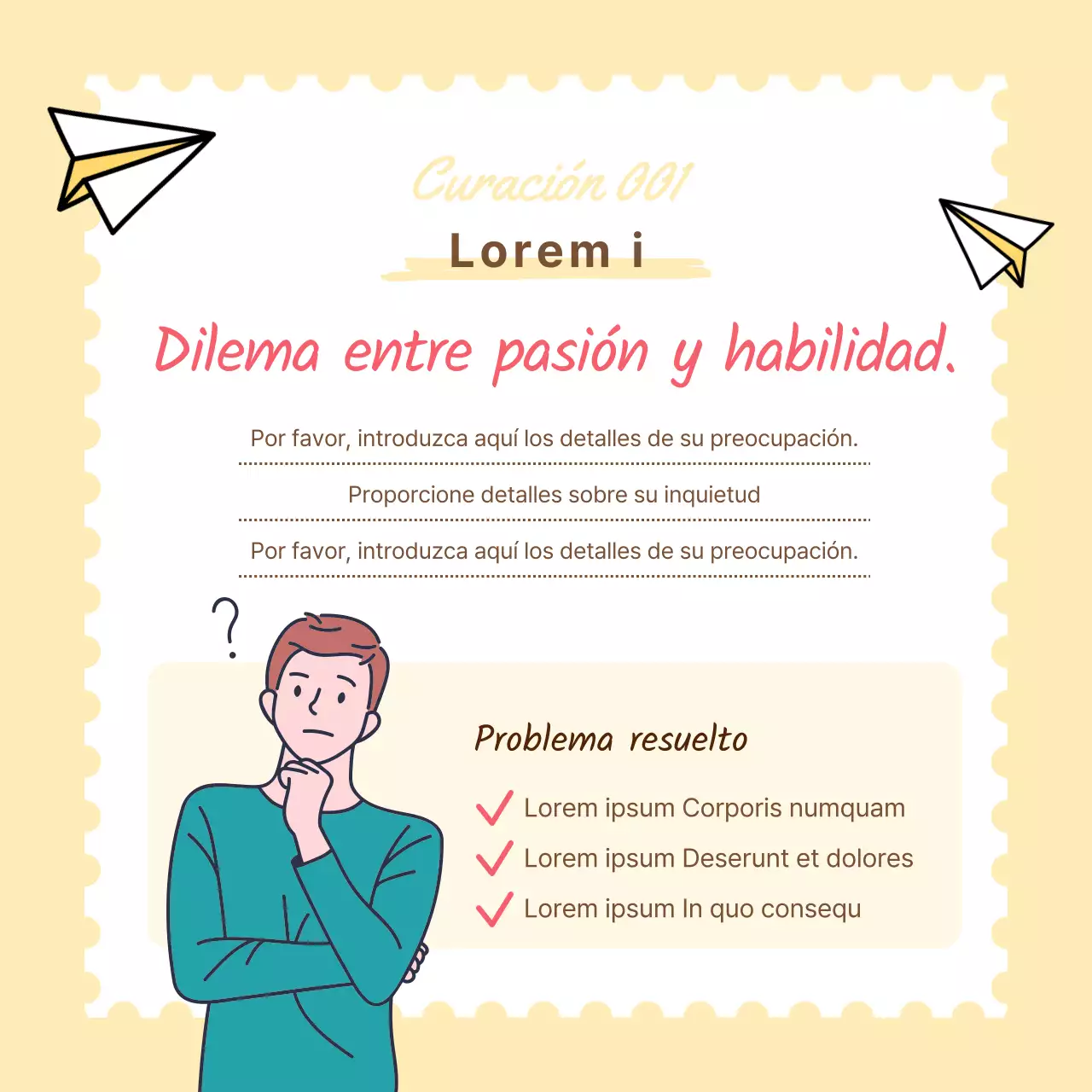 Promover el clásico centro de curación amarillo y rosa Centro de Preocupación