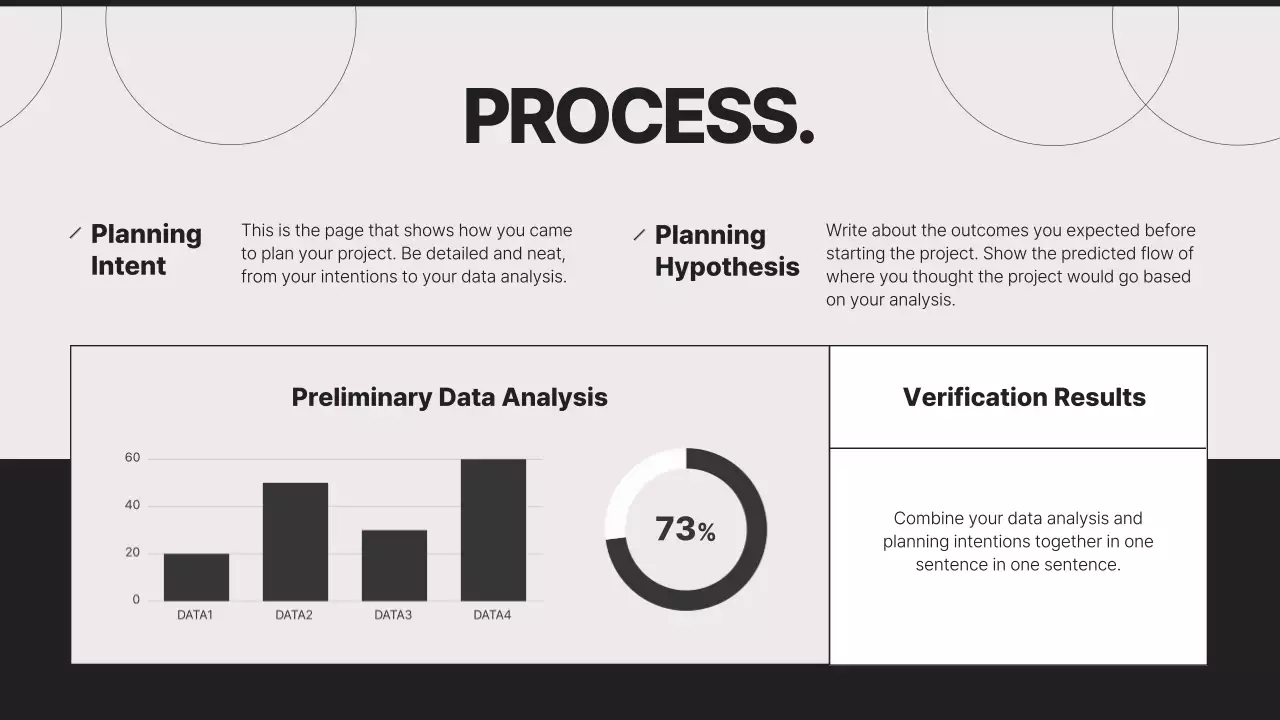 블랙 모던 커리어 포트폴리오 프레젠테이션