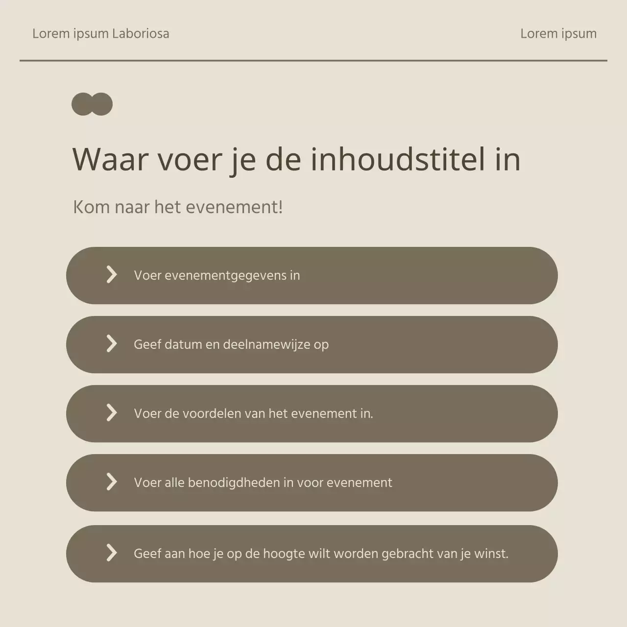 Maak reclame voor een eenvoudig interieur in kaki en beige
