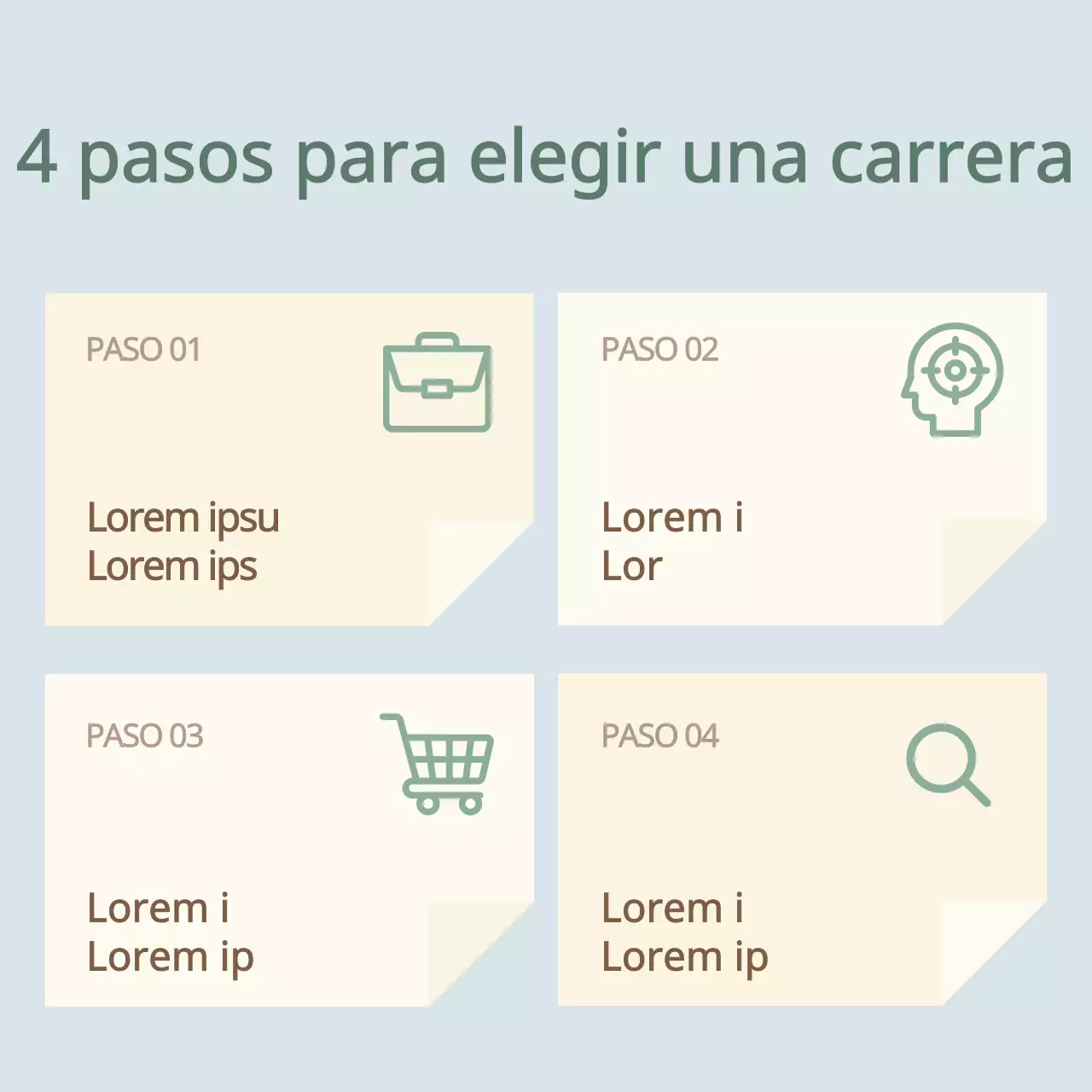 El boletín de asesoramiento azul claro y amarillo
