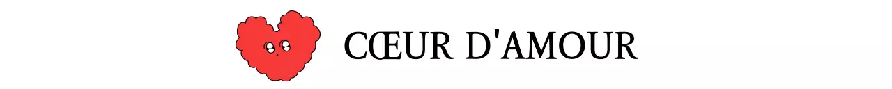 Style simple, rouge et blanc, avec de jolies illustrations de petits cœurs pour les marchandises.
