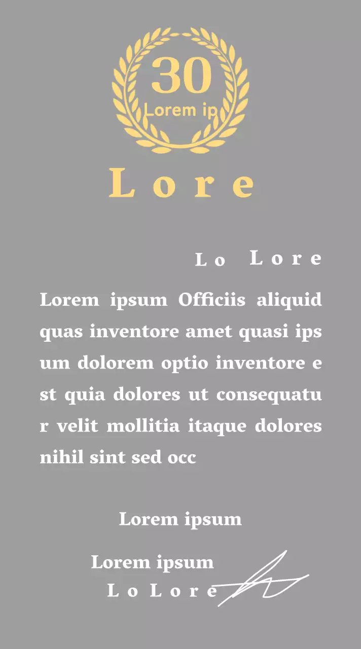 Plaque d'entreprise pour longs états de service avec symbole de laurier