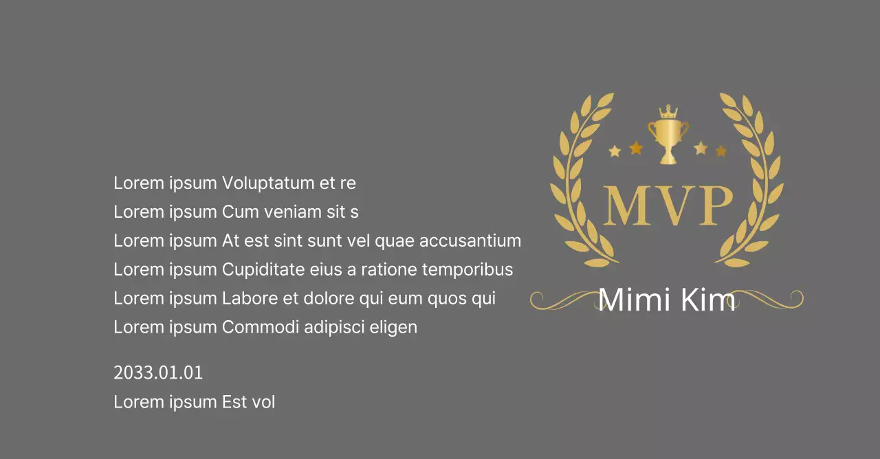 Plaque de championnat avec lauriers et trophée en or