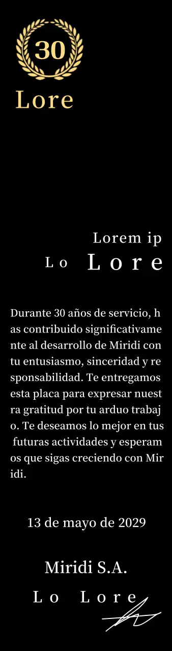 Concepto de placa de antigüedad con símbolo de laurel