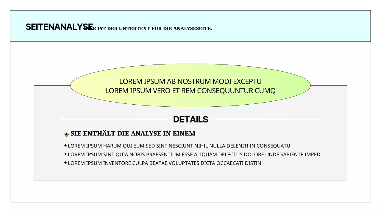 Ein einfacher druckbarer Bericht in Hellblau und Chartreuse