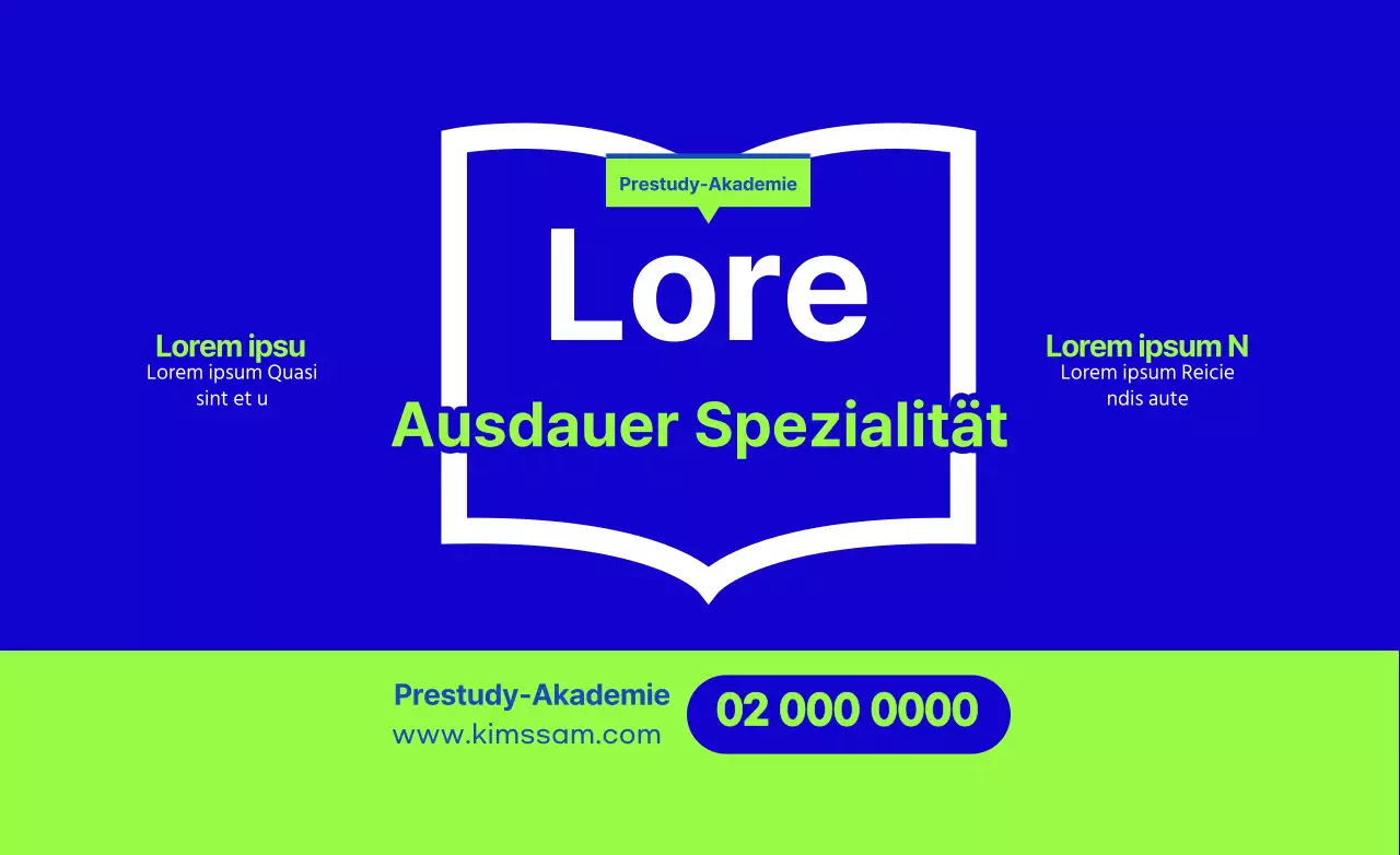 Kühnes, farbenfrohes, ausdauerndes Design