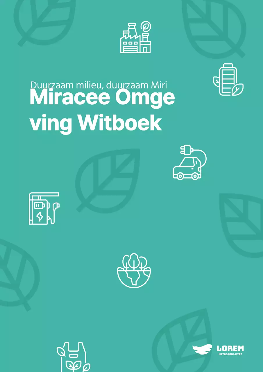 Minimalistische stedenbouw cover met mint achtergrond