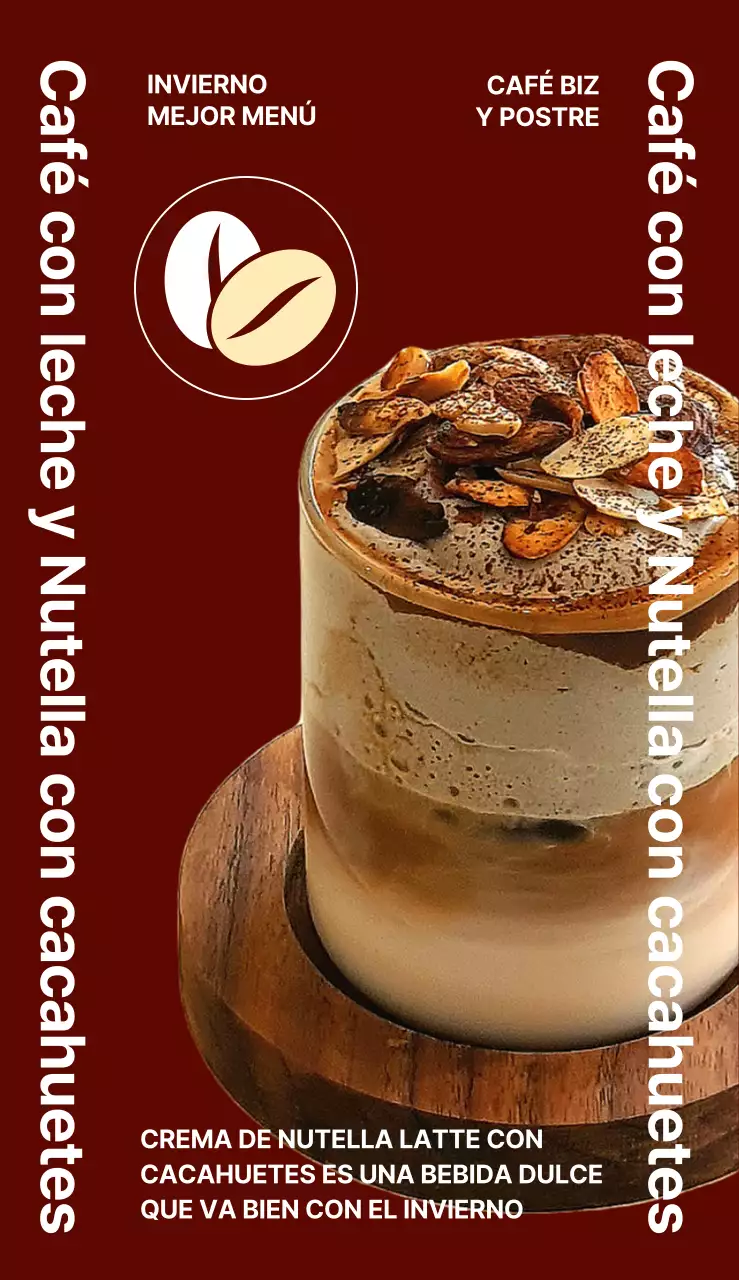 Promocione sus mejores platos de menú para una cafetería sencilla con un ambiente chic