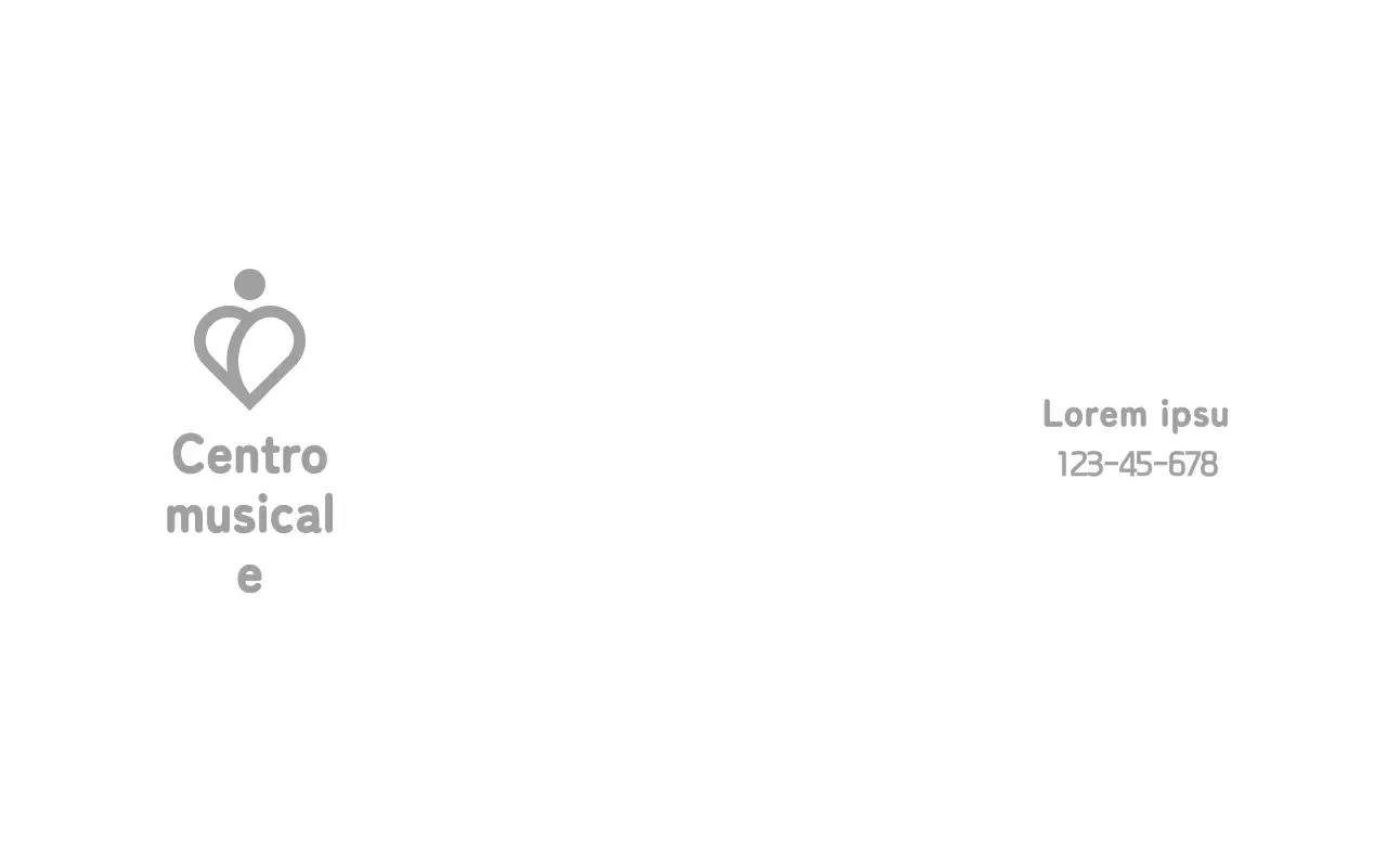 Centro di psicologia della felicità semplice con logo del cuore