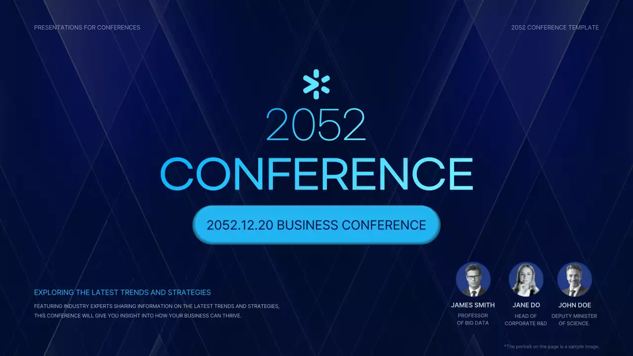 블루 모던 비즈니스 발표 프레젠테이션