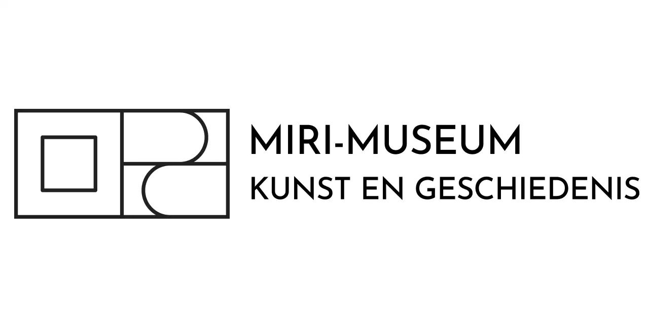 Merklogo met een kunstgalerieconcept