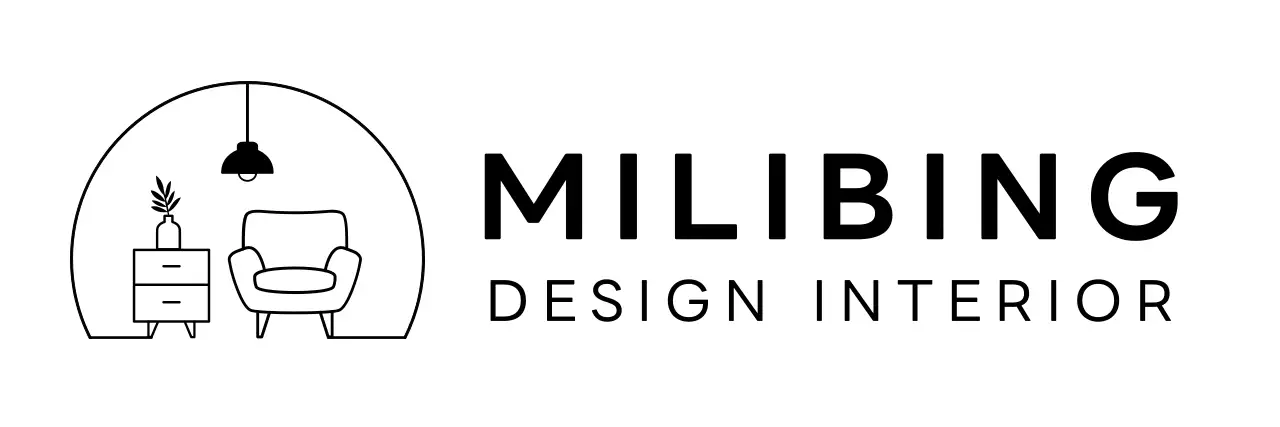 라인의 가구 일러스트가 그려진 가구점 인테리어 행사