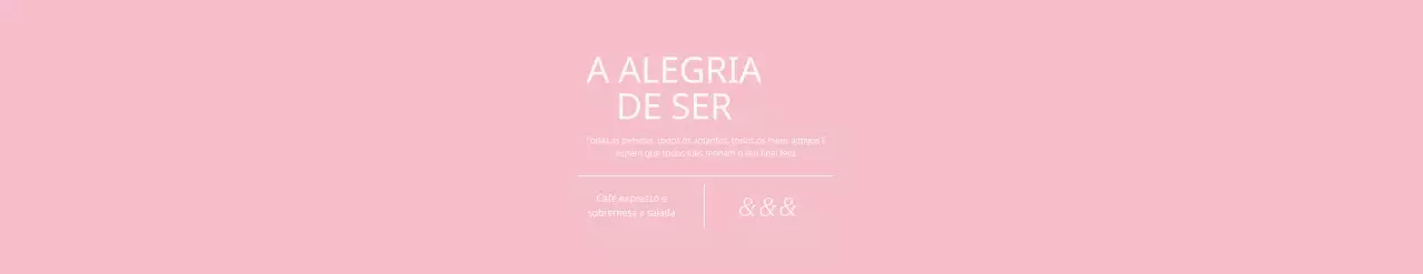 Mercadoria concetual de café em fonte serifada