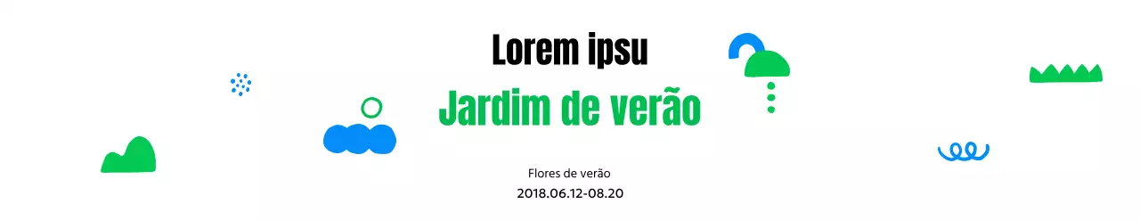 Design fixe com ícones bonitos
