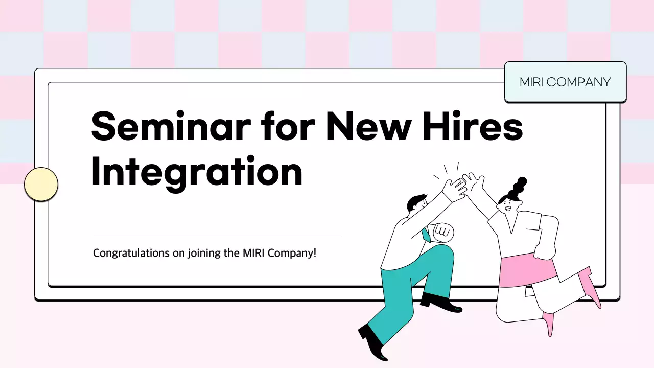 핑크 미니멀 세미나 발표 프레젠테이션