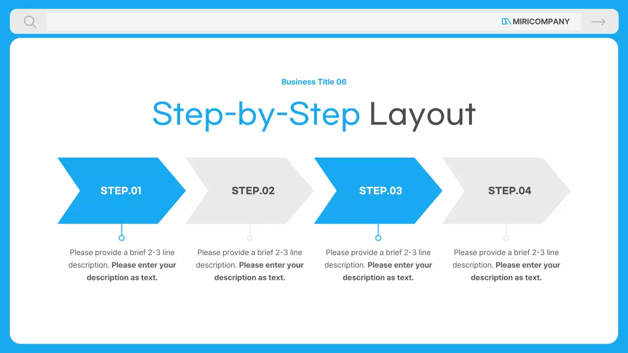 블루 심플 가이드 프레젠테이션
