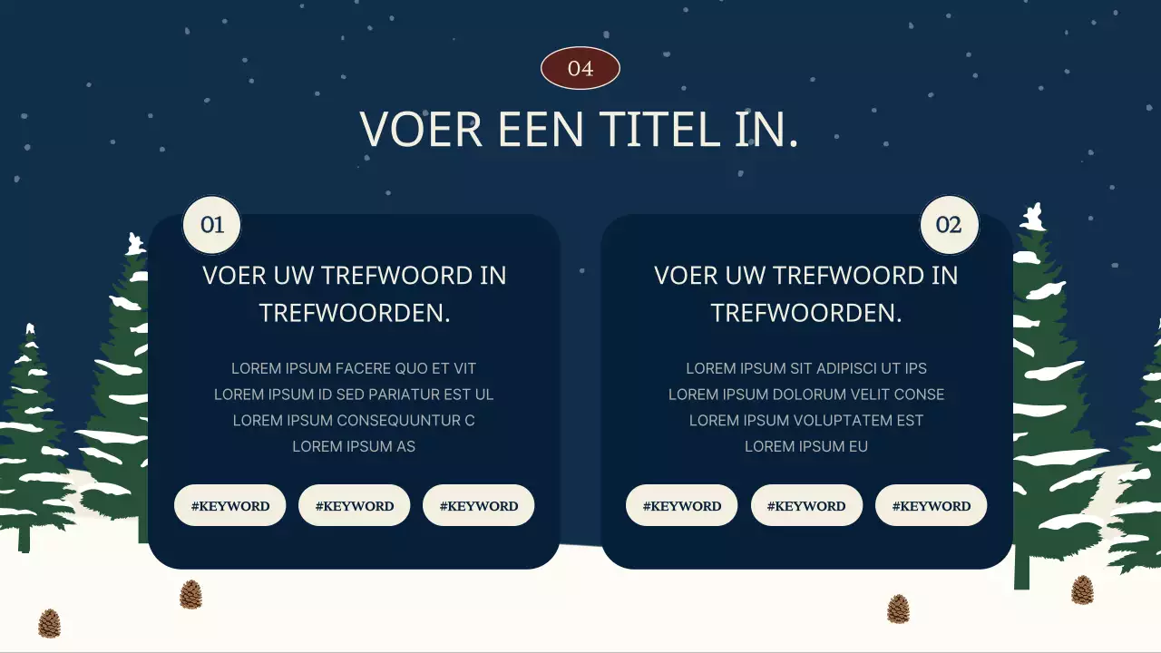 Marineblauw en rood trainingsmateriaal voor het outreach centre
