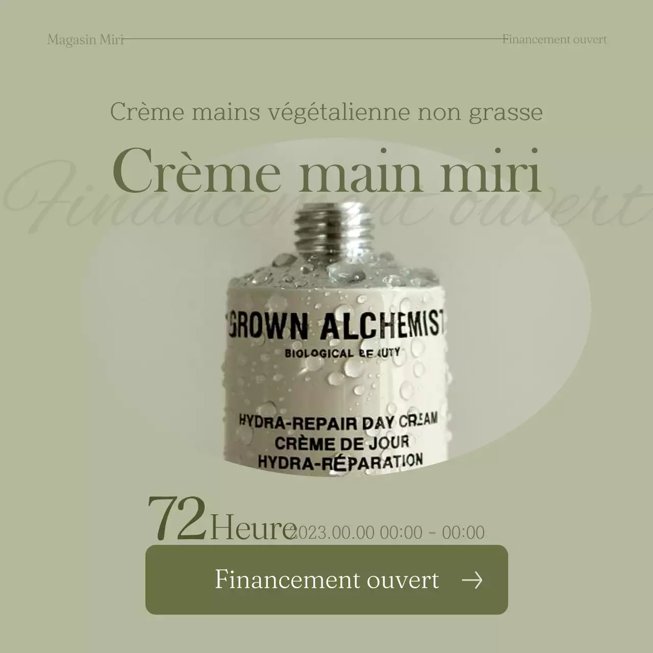 Kaki et blanc pour un guide de financement moderne