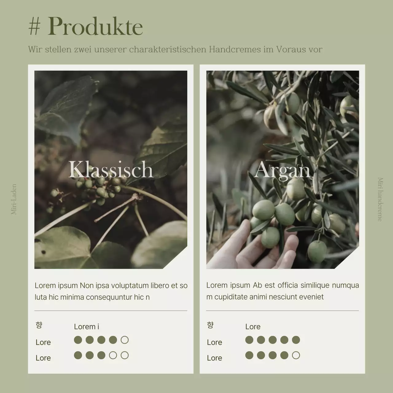 Khaki und Weiß für einen modernen Finanzierungsleitfaden