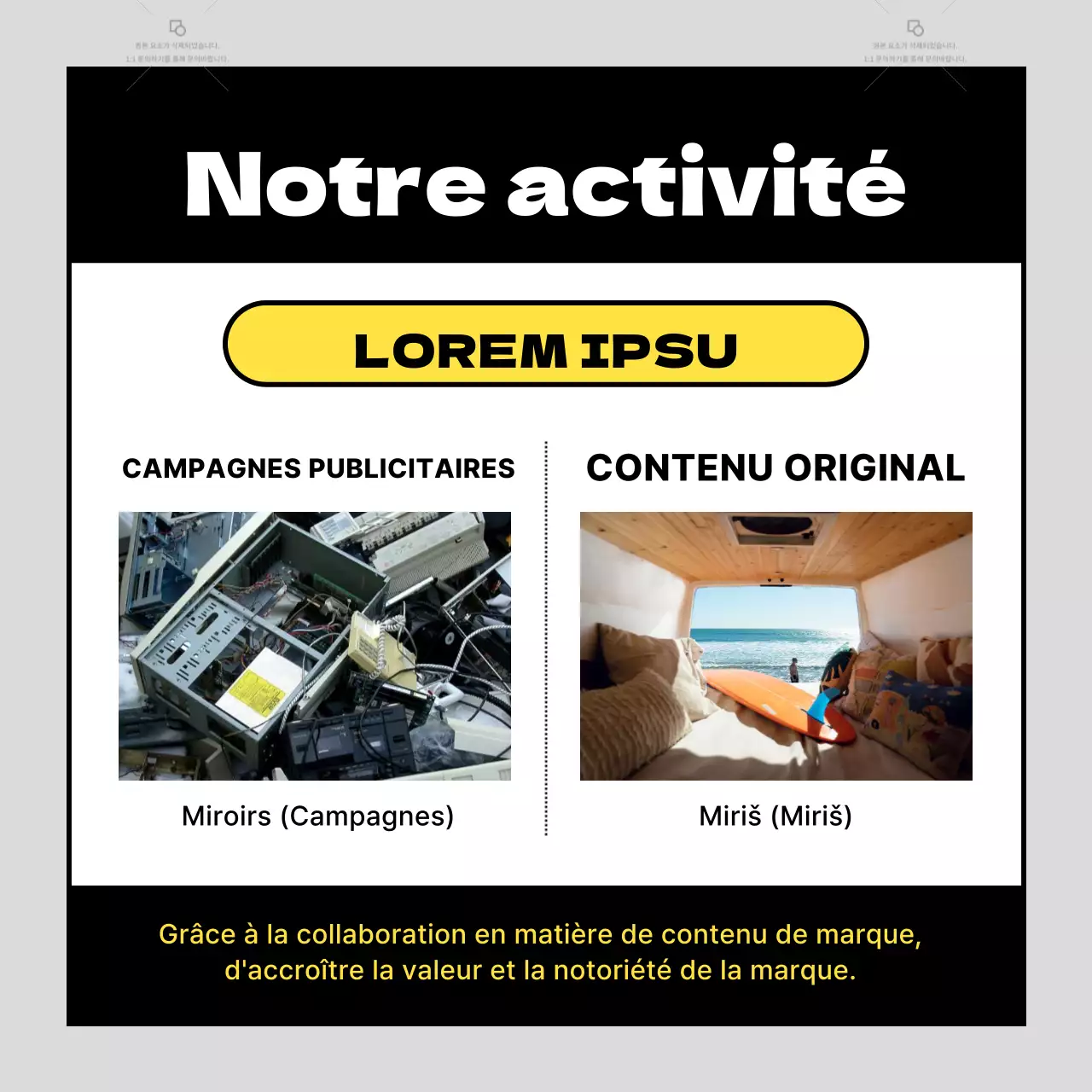 Annonces tendance de recrutement d'équipes sur fond gris