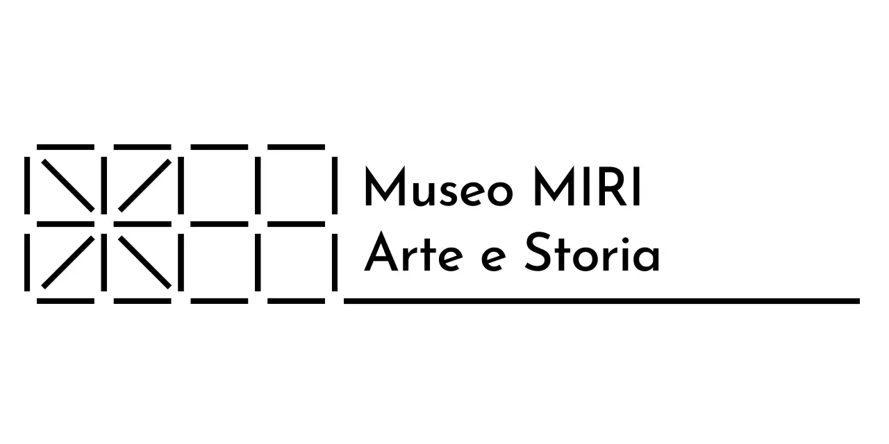 Logo del marchio con concetto di galleria d'arte