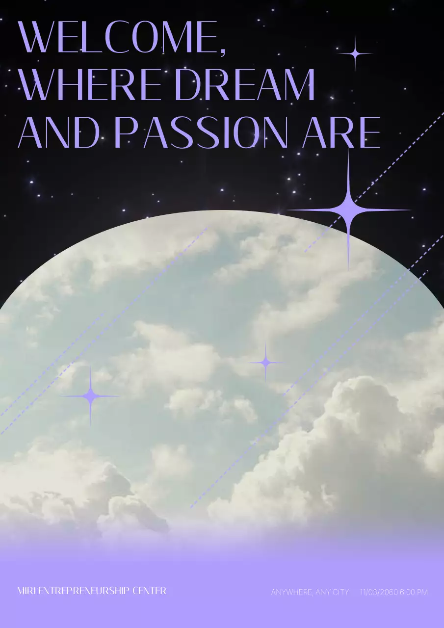 퍼플 판타지 이벤트 발표 포스터