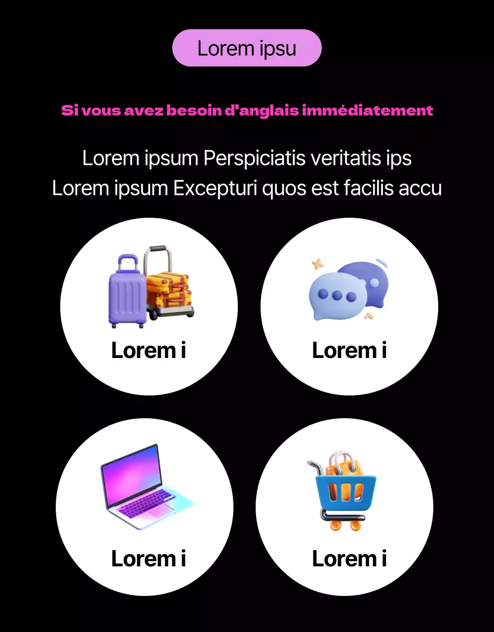 Promouvoir l'apprentissage de l'anglais en noir et rose