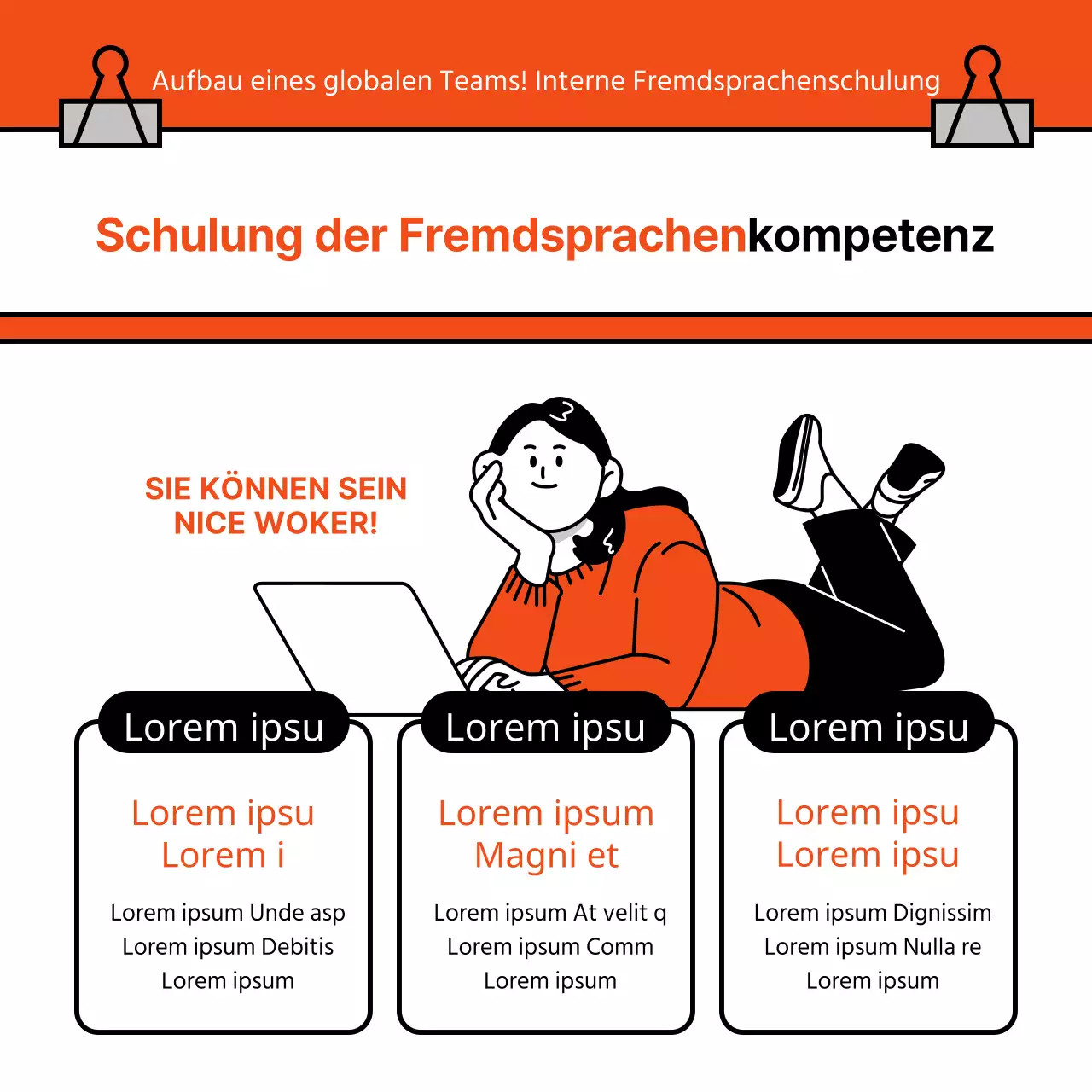 Über das orange-schwarze Programm für einfache Berufsausbildung