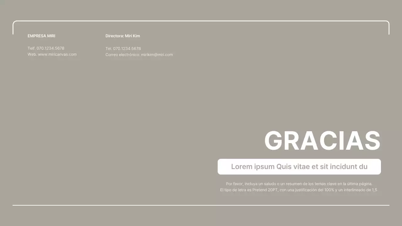 Beige y gris, simple material de curso intensivo de empleo titular