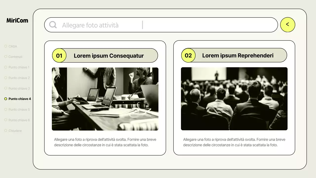 Un semplice rapporto d'affari in cachi e neon