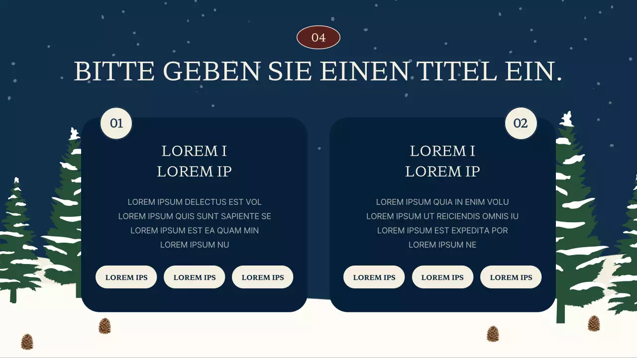 Marineblaues und rotes Schulungsmaterial für die Beratungsstelle