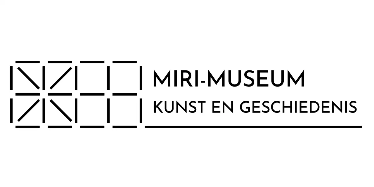 Merklogo met een kunstgalerieconcept
