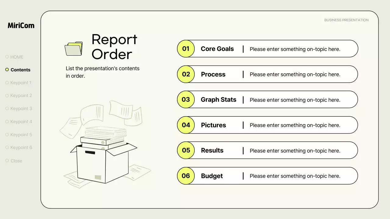 Beige Minimal Office Presentation