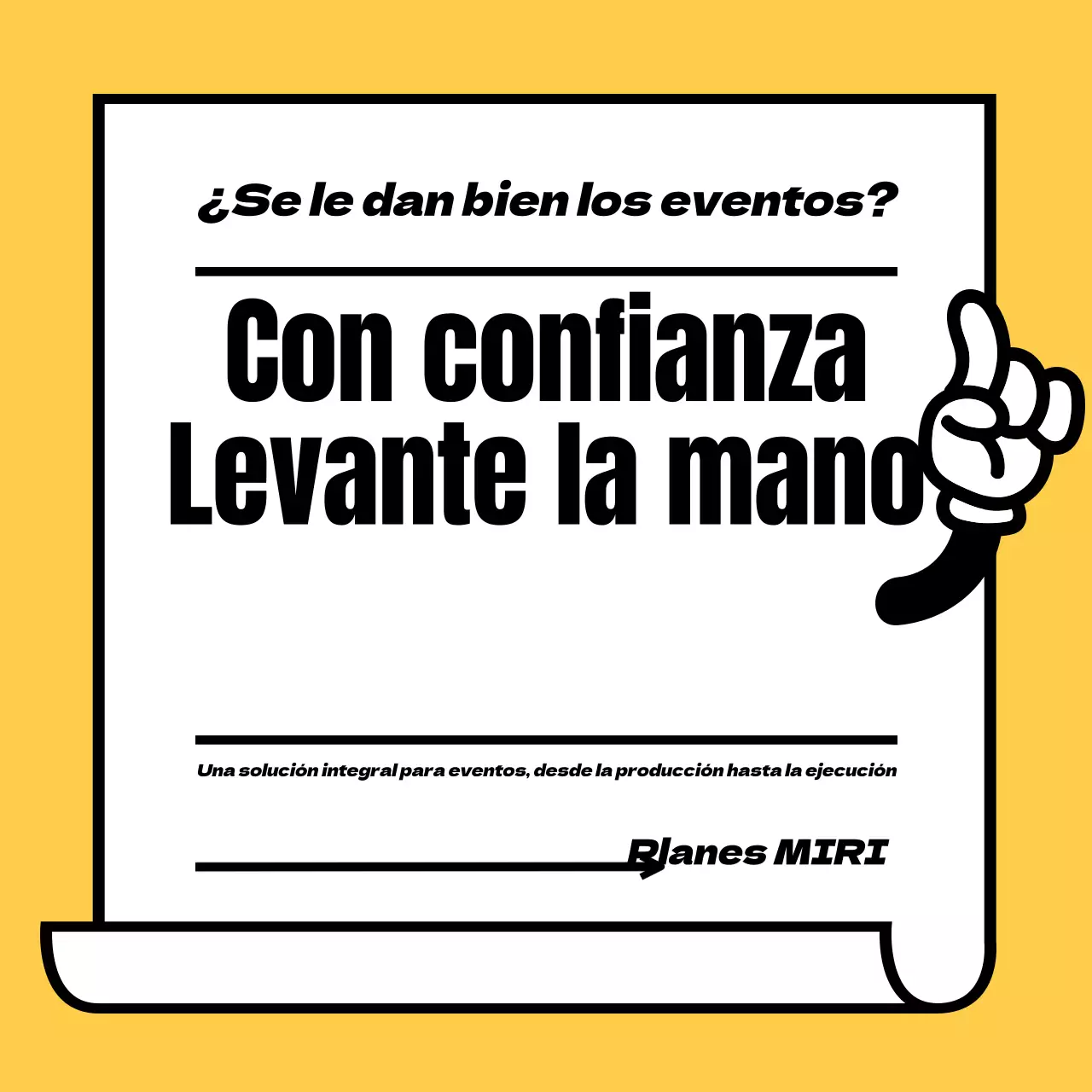 Promover un sencillo vendedor de eventos amarillo y negro
