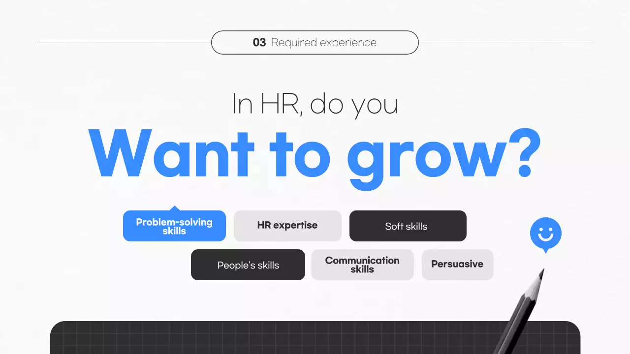 블루 모던 HR 가이드 프레젠테이션