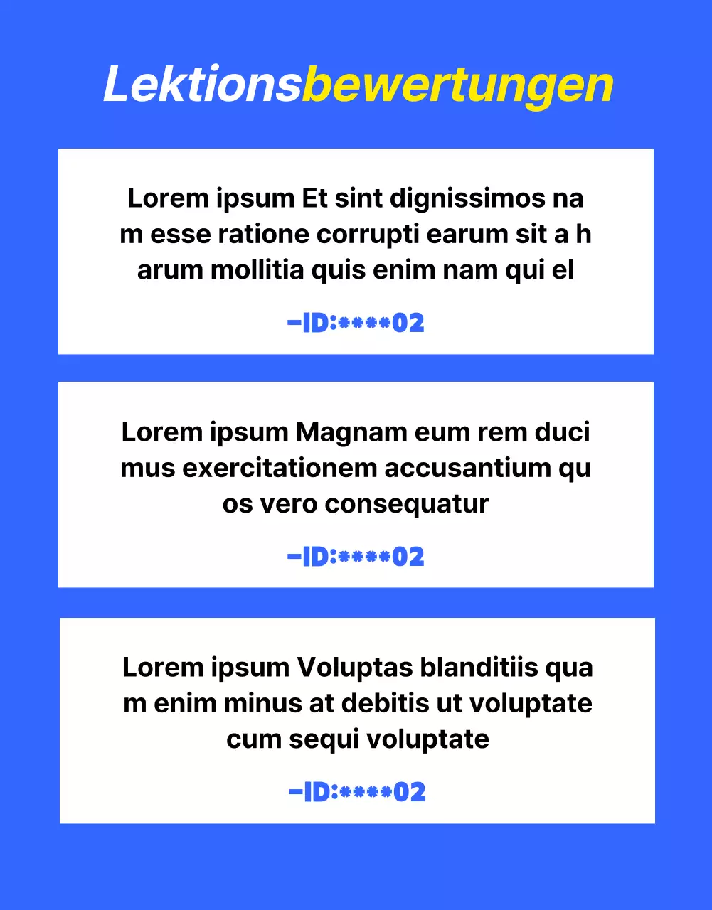 Werbung für ein kitschiges blau-gelbes Angebot für Englischunterricht