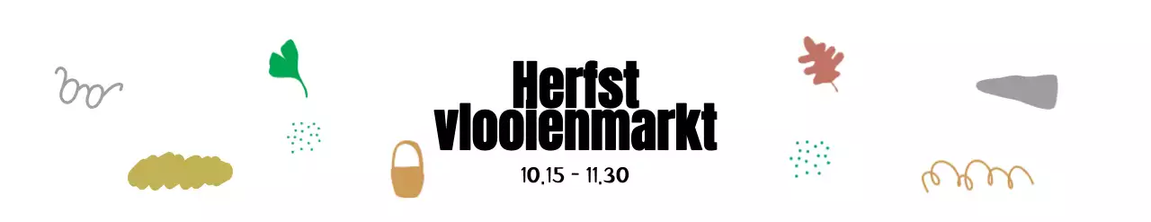 Een seizoensgebonden vlooienmarkt van vintage illustraties