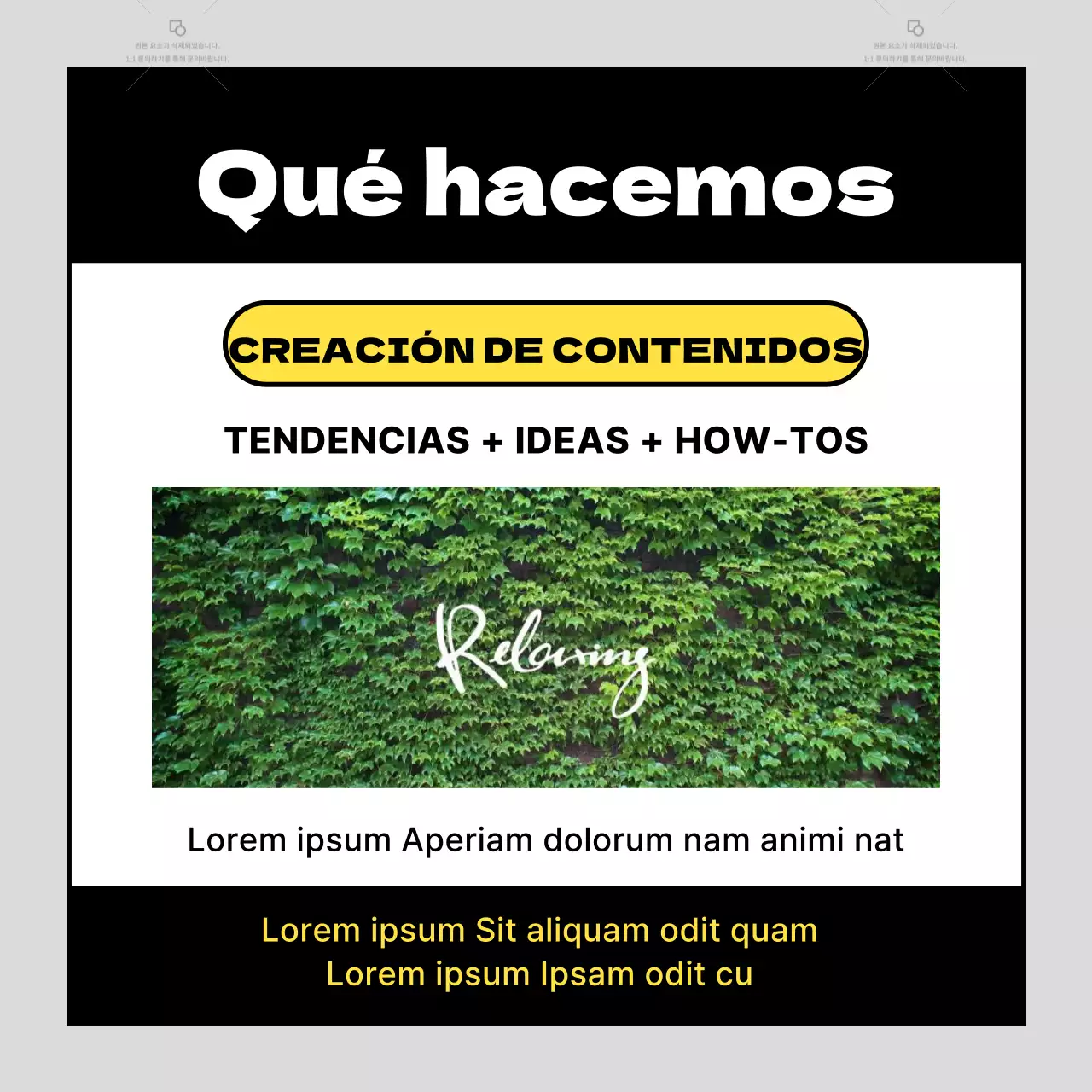 Anuncios modernos de contratación de personal con fondos grises