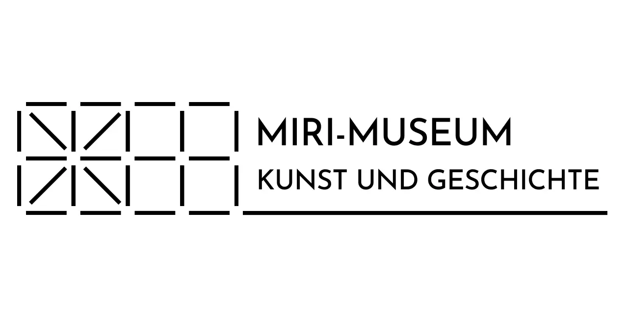 Markenlogo mit einem Kunstgalerie-Konzept