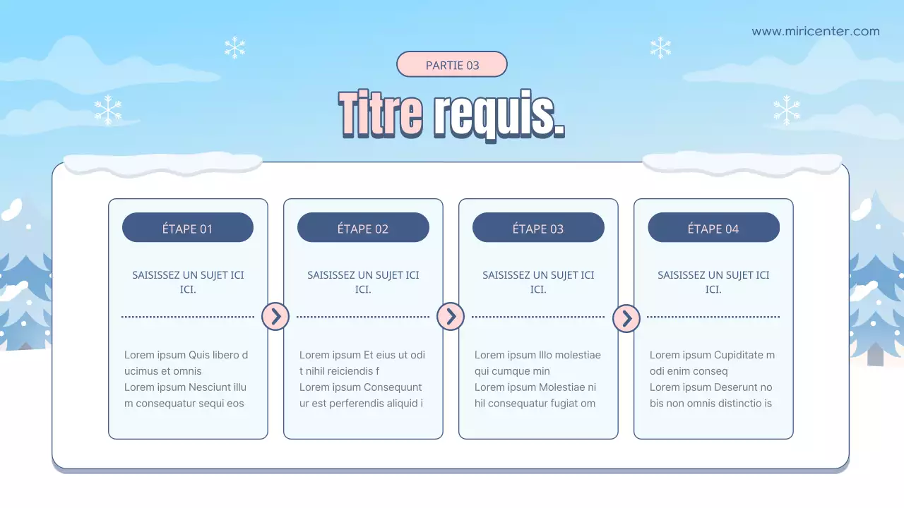 Guide de formation des volontaires pour les vacances d'hiver en bleu clair et blanc naturel
