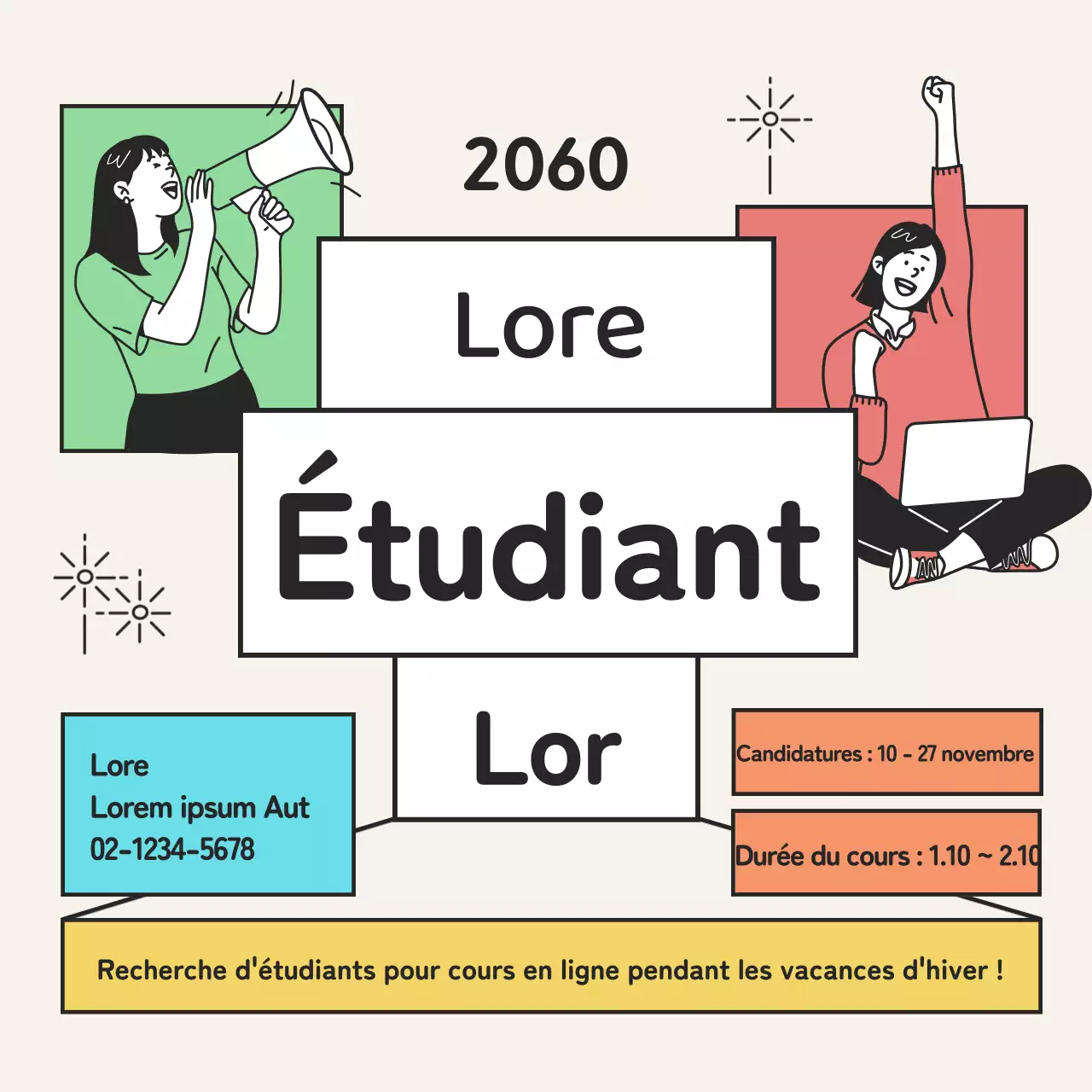 Promouvoir le recrutement en vert et rose