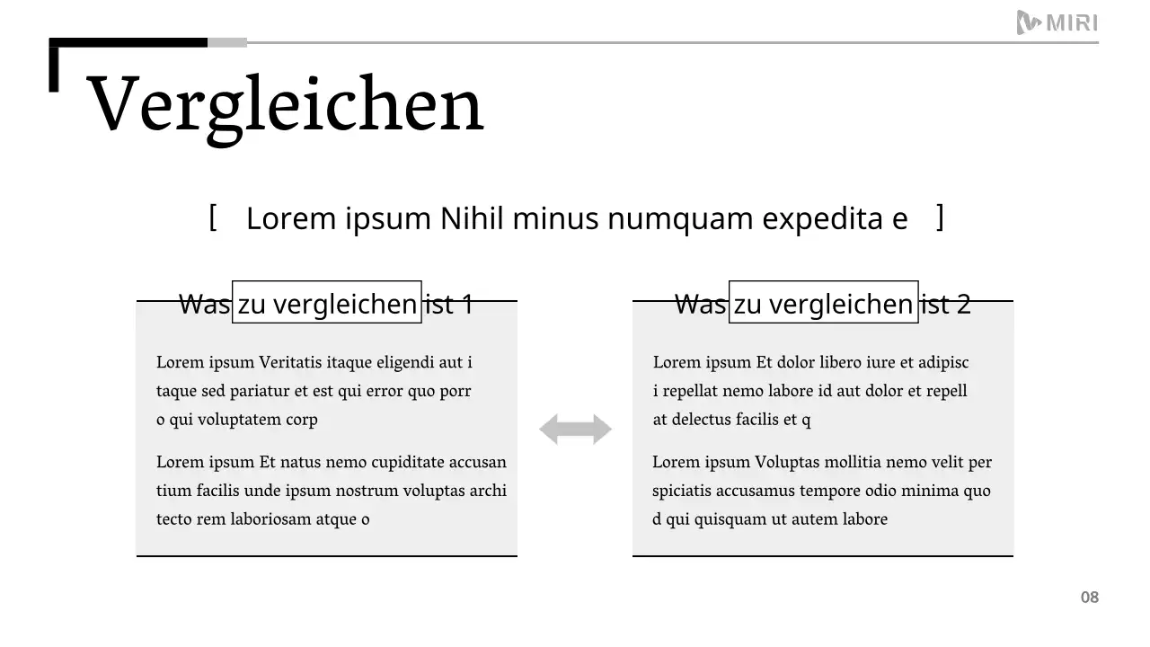Ein einfacher druckbarer Bericht in Schwarz-Weiß